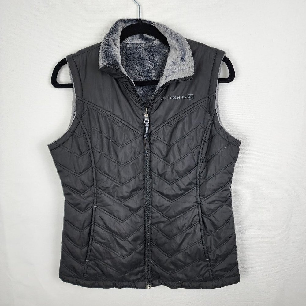 Free Country Reversible Quilted Vest S‎